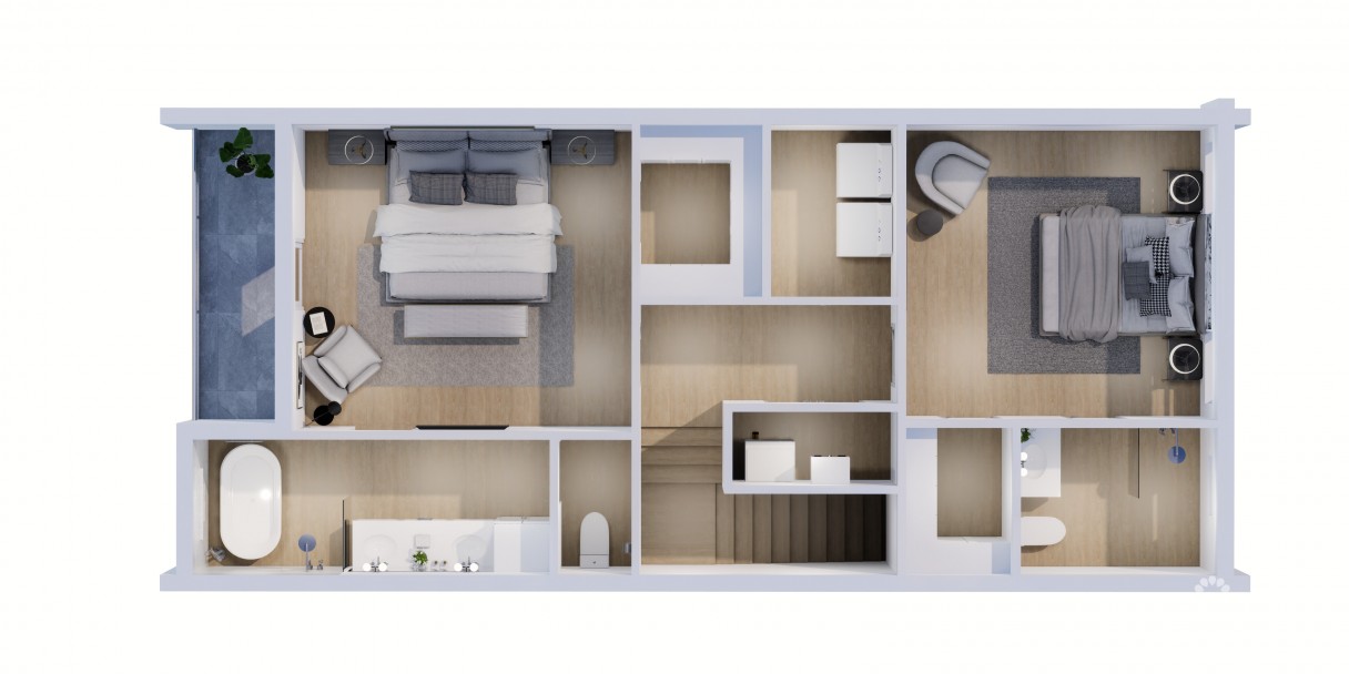 Lavania Court - Gated - Large 2 Bed 2 Bath Townhomes - Image 13