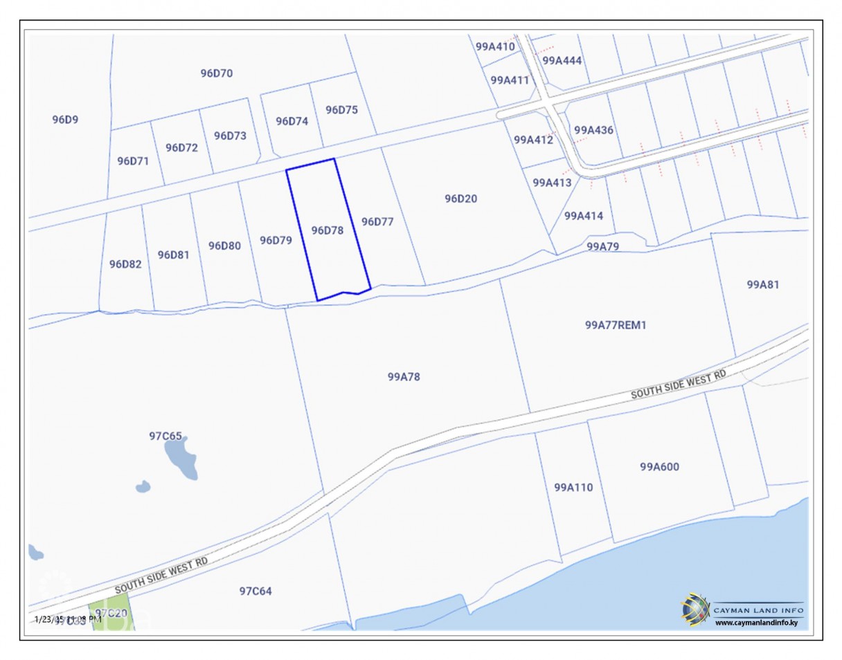 Brac Bluff Edge Land .85 Acre - Image 1