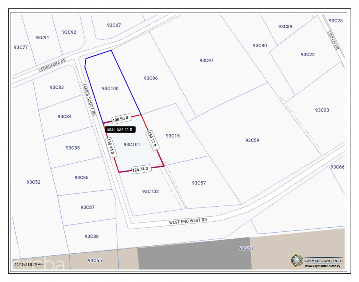 Prime West End Cayman Brac Land Parcel 101 - Image 1