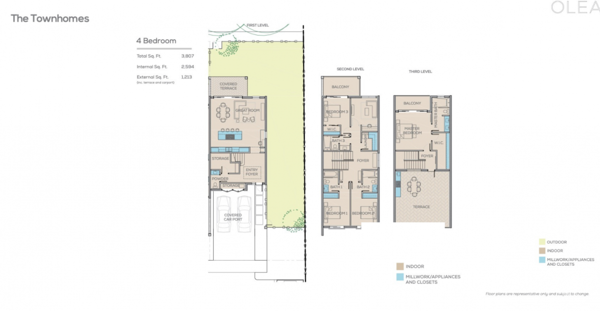 Olea 4 Bed 3 Storey End Unit - Image 7