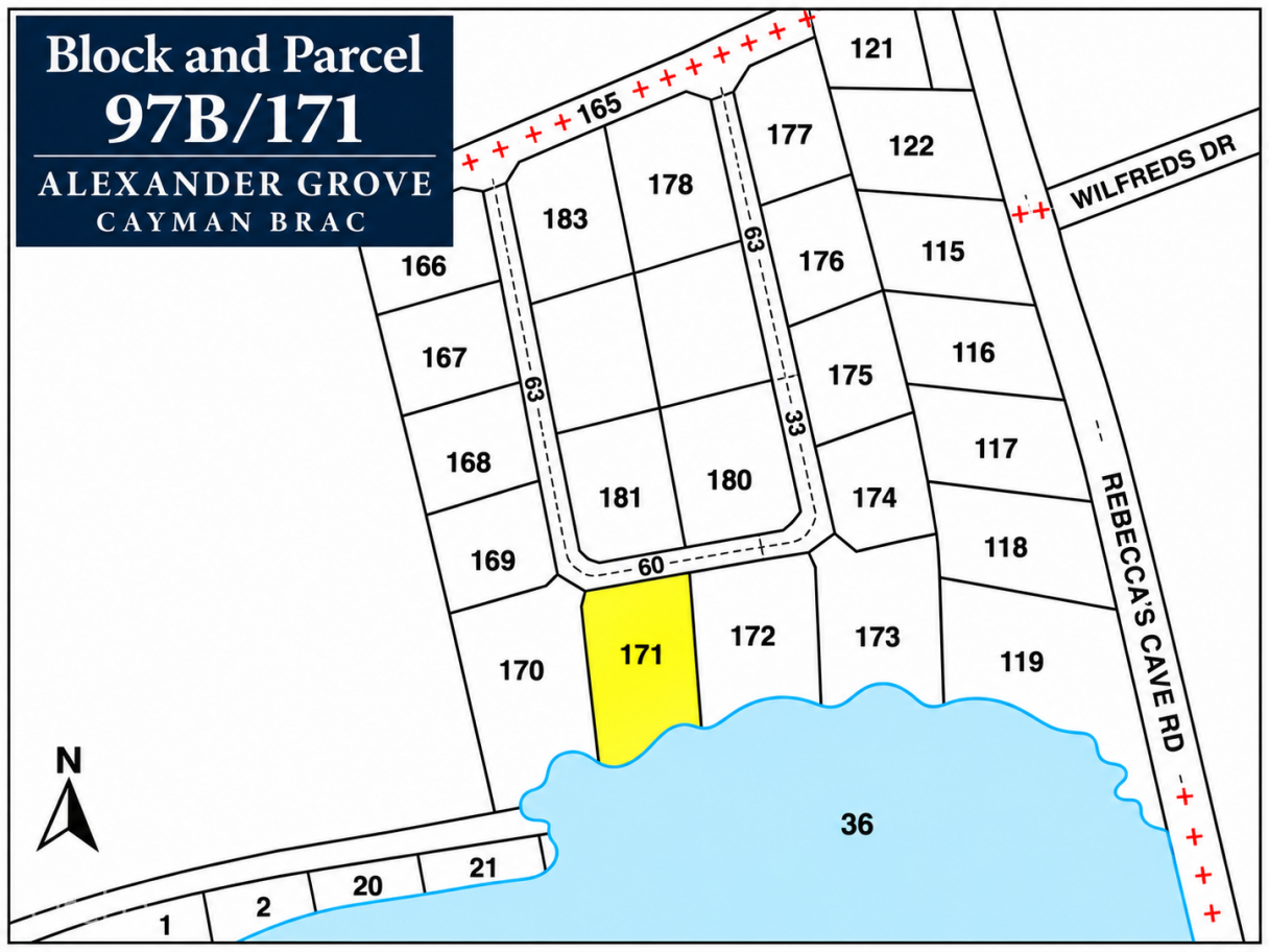 Alexander Grove Subdivision - Cayman Brac - Pond Lot 2 - Image 1