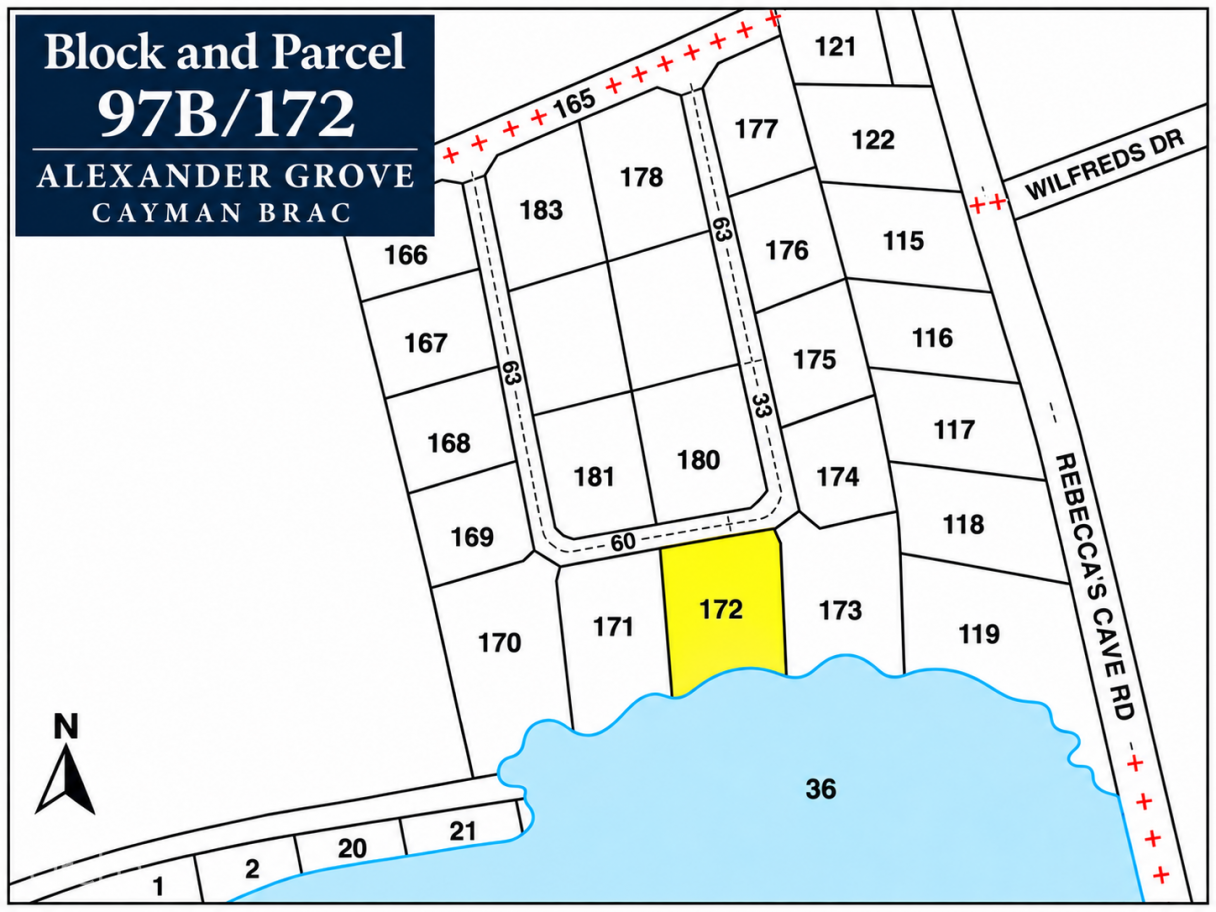 Alexander Grove Subdivision - Cayman Brac - Pond Lot 3 - Image 1