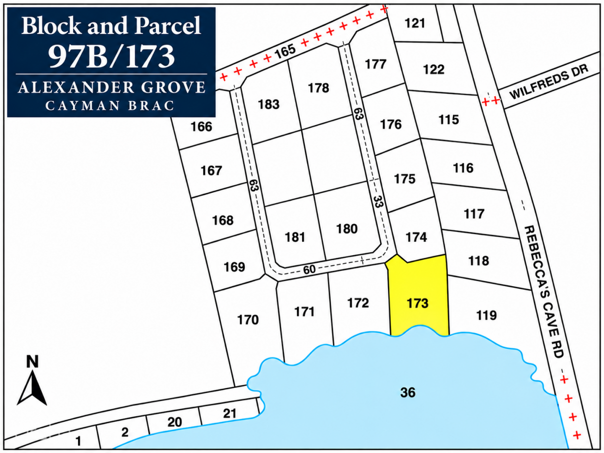 Alexander Grove Subdivision - Cayman Brac - Pond Lot 4 - Image 1