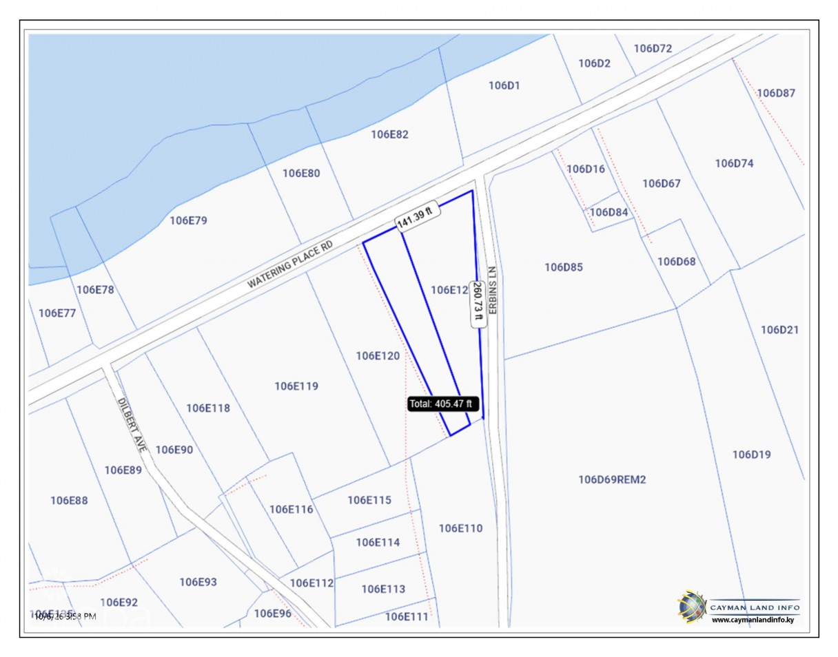 Cayman Brac Corner Lot With Ocean View - Image 1