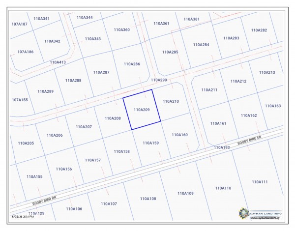 Cayman Brac Lot On Bluff At Selworthy Groves